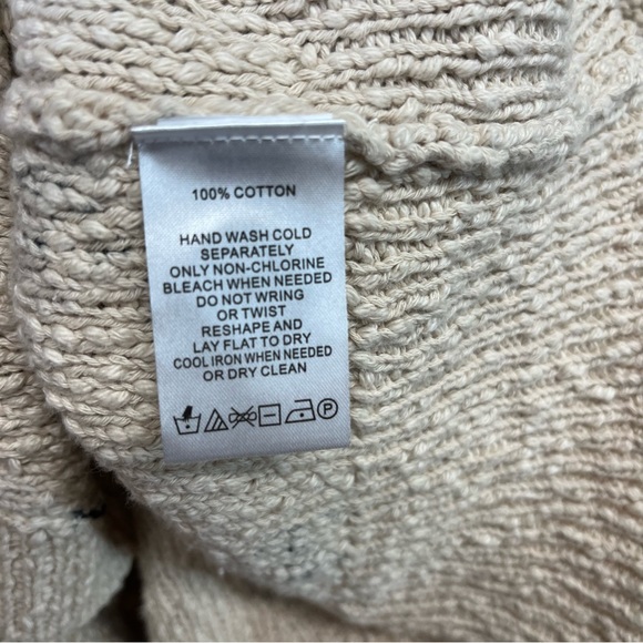 Foxcroft Nikita Cardigan Sweater Medium Leopard Beige Black 100% Cotton NWT - Picture 13 of 16